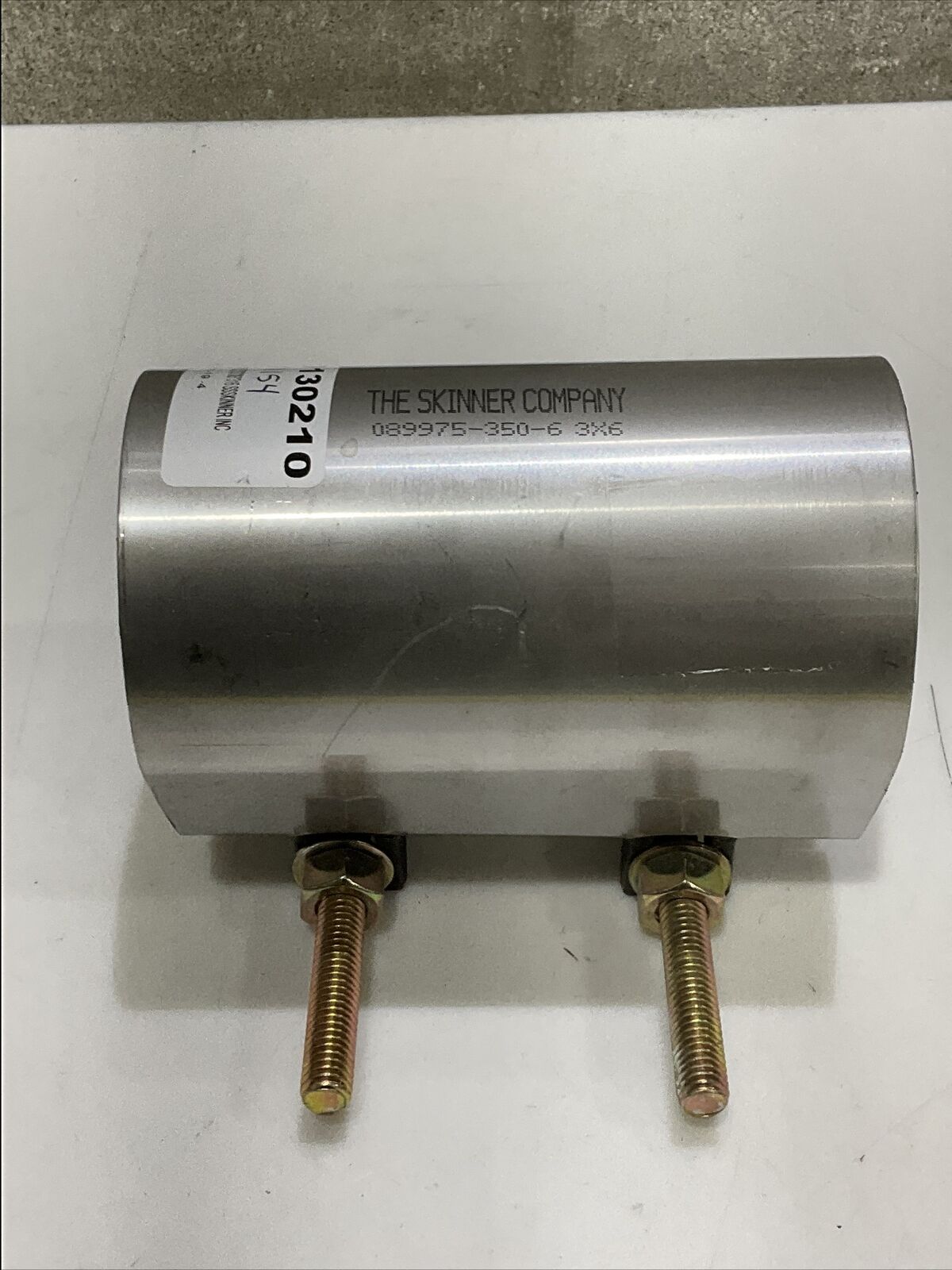 THE SKINNER CO 089975-350-6 PIPE REPAIR CLAM 3” X 6” STAINLESS STEEL 476
