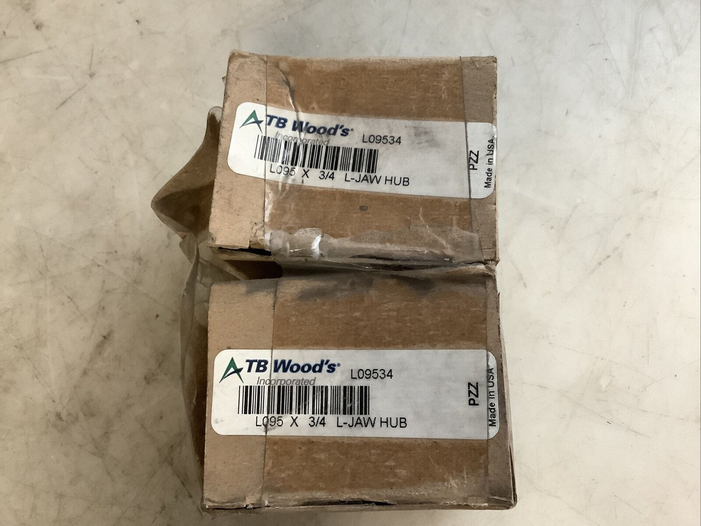 TB WOODS L09534 JAW COUPLING HUB 476 - QTY 2
