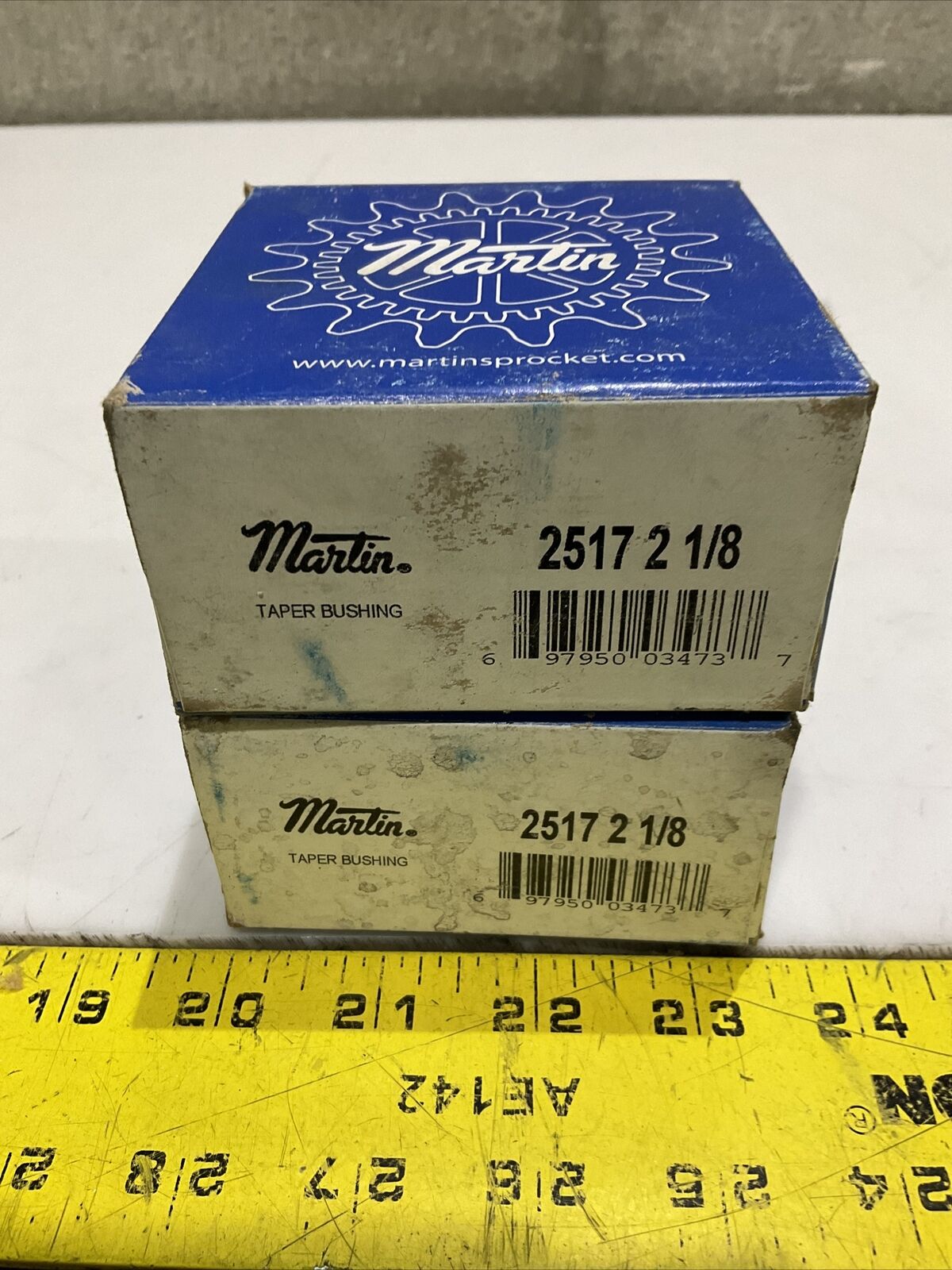 MARTIN 2517 2-1/8 2-1/8" TAPER LOCK BUSHING LOT OF 2 476