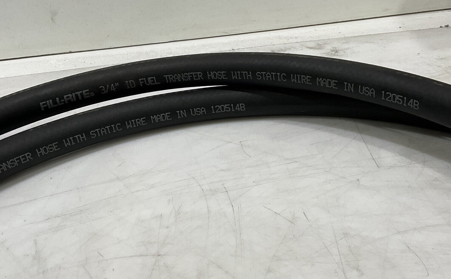 FILL-RITE 120514B 3/4" ID FUEL TRANSFER HOSE WITH STATIC WIRE 476