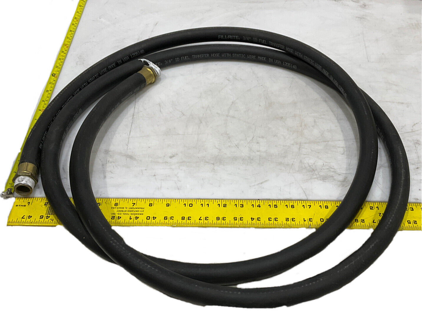 FILL-RITE 120514B 3/4" ID FUEL TRANSFER HOSE WITH STATIC WIRE 476