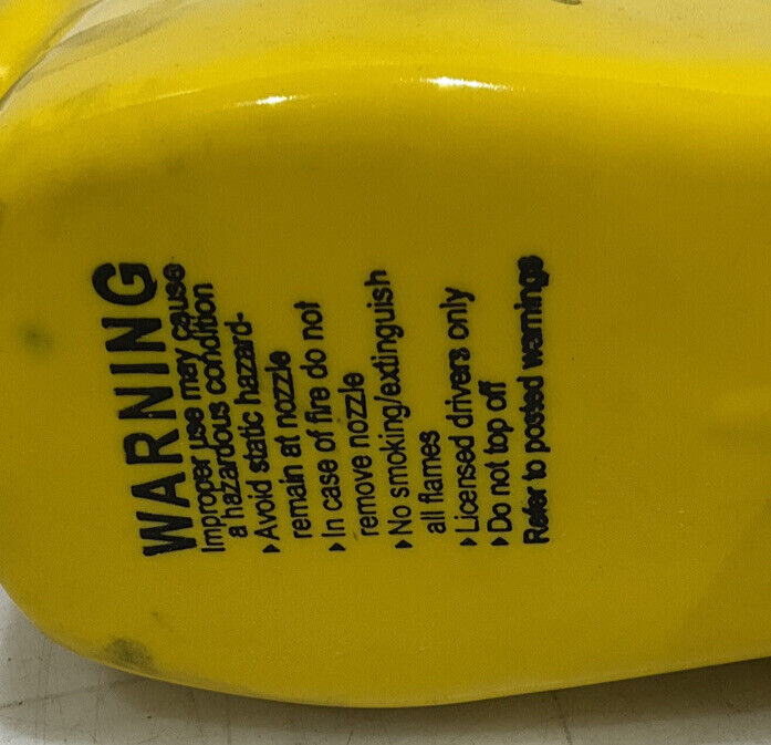 RICHARDS OPW N1001-L1YWNO YELLOW AUTOMATIC FUEL NOZZLE LEADED 476