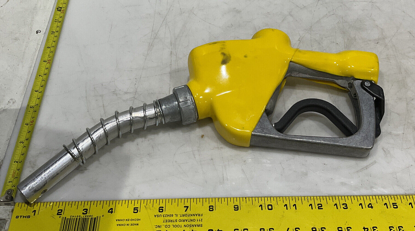 RICHARDS OPW N1001-L1YWNO YELLOW AUTOMATIC FUEL NOZZLE LEADED 476
