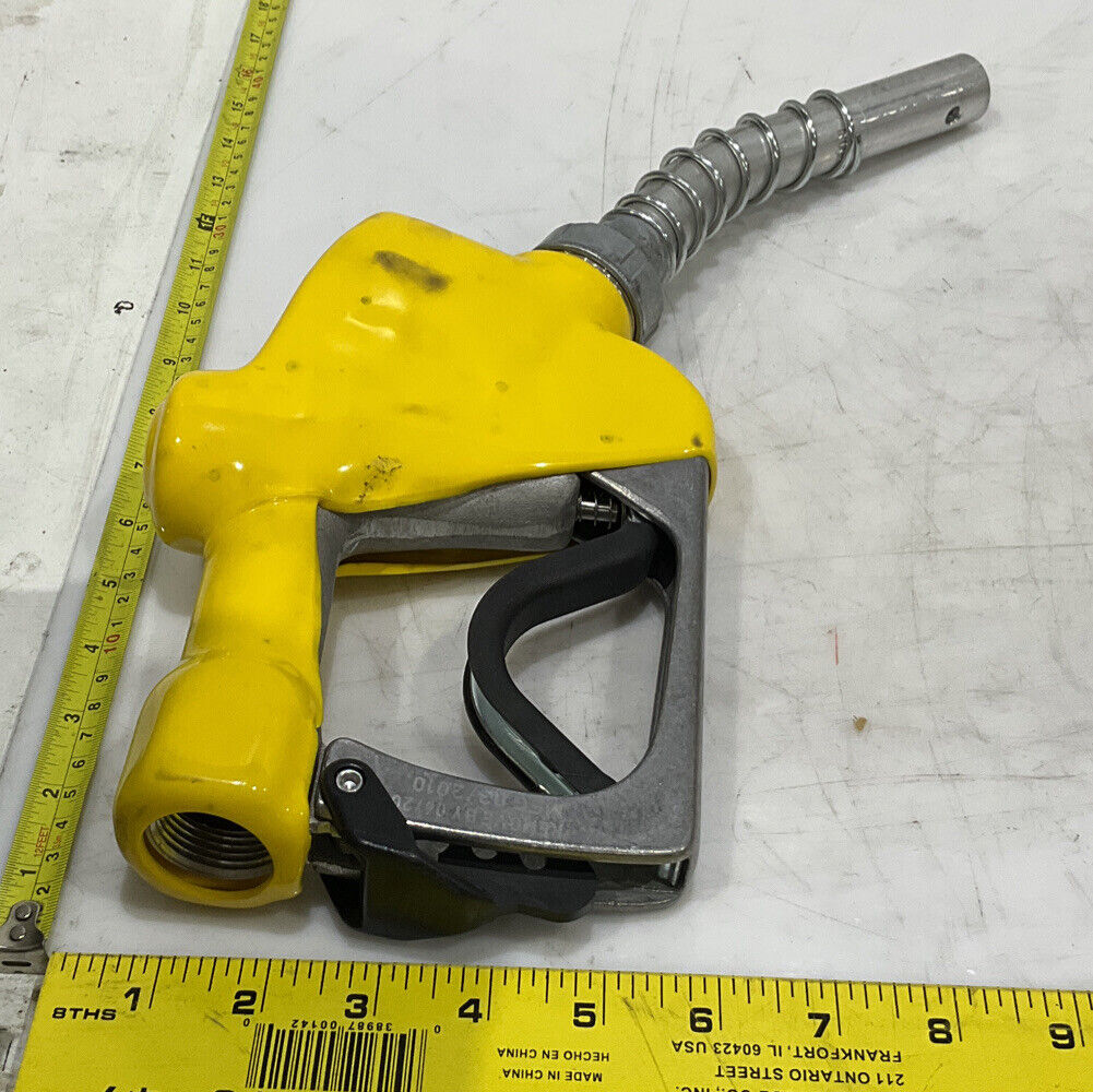 RICHARDS OPW N1001-L1YWNO YELLOW AUTOMATIC FUEL NOZZLE LEADED 476