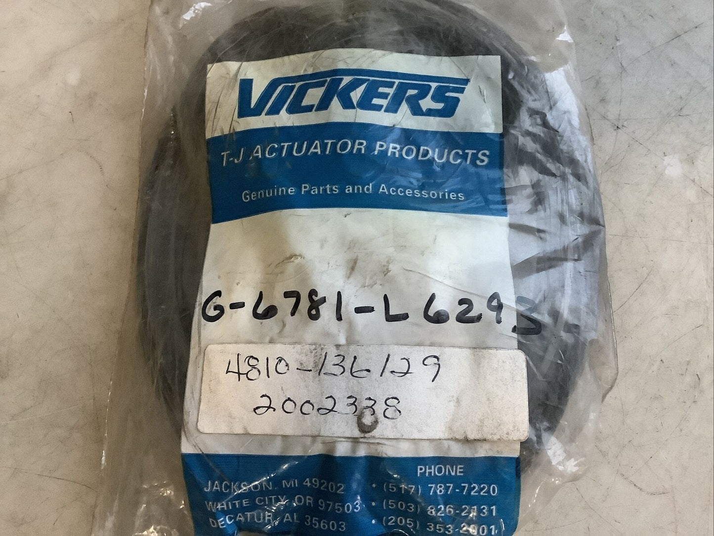 VICKERS G-6781-L6293 CYLINDER SEAL KIT 476