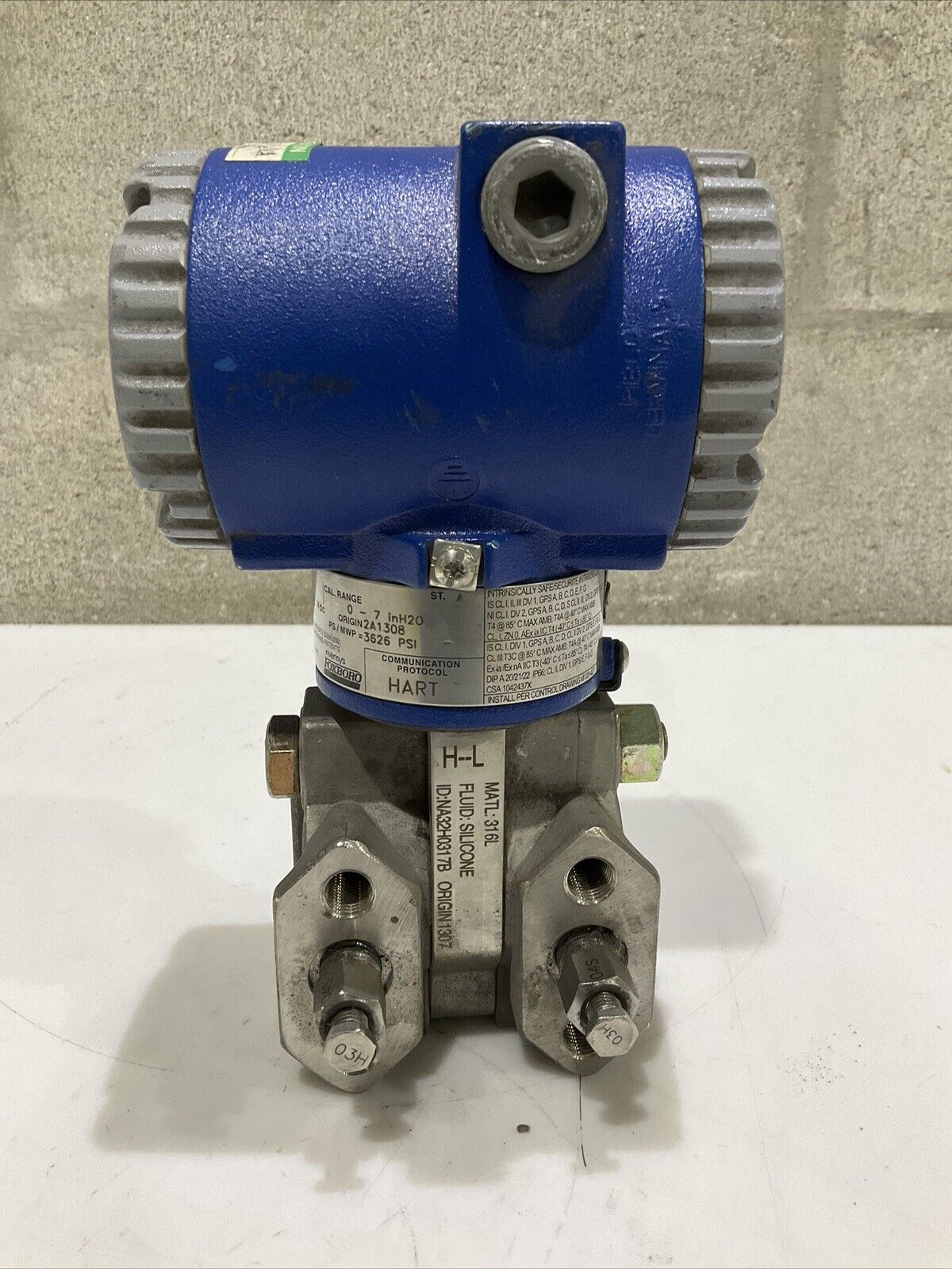 FOXBORO IDP10-T22A21F-L1T DIFFERENTIAL PRESSURE TRANSMITTER 476