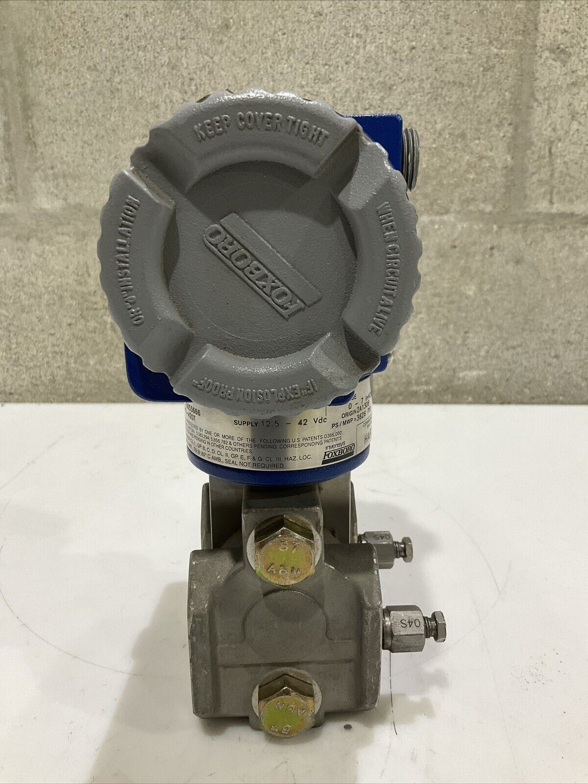 FOXBORO IDP10-T22A21F-L1T DIFFERENTIAL PRESSURE TRANSMITTER 476