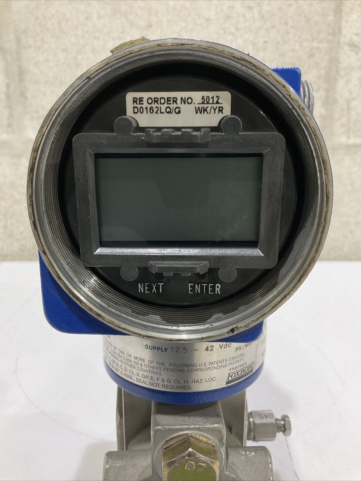FOXBORO IDP10-T22A21F-L1T DIFFERENTIAL PRESSURE TRANSMITTER 476