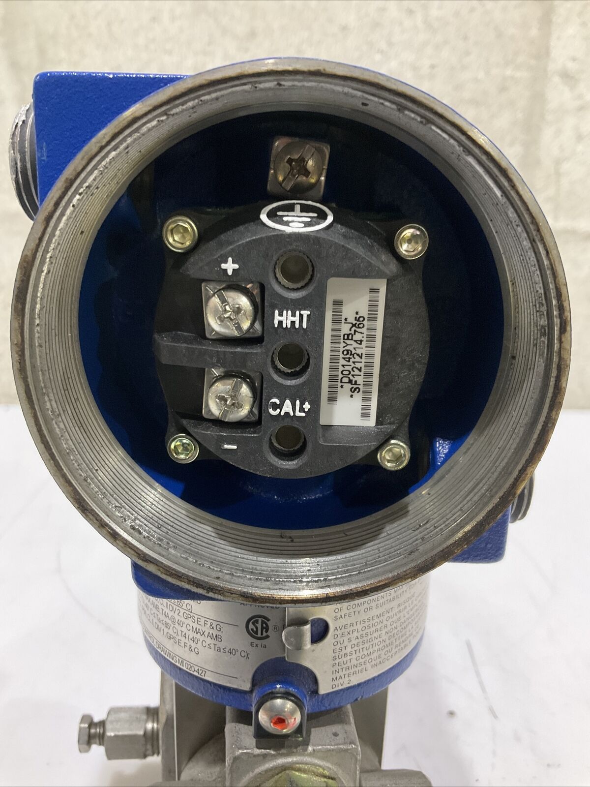 FOXBORO IDP10-T22A21F-L1T DIFFERENTIAL PRESSURE TRANSMITTER 476