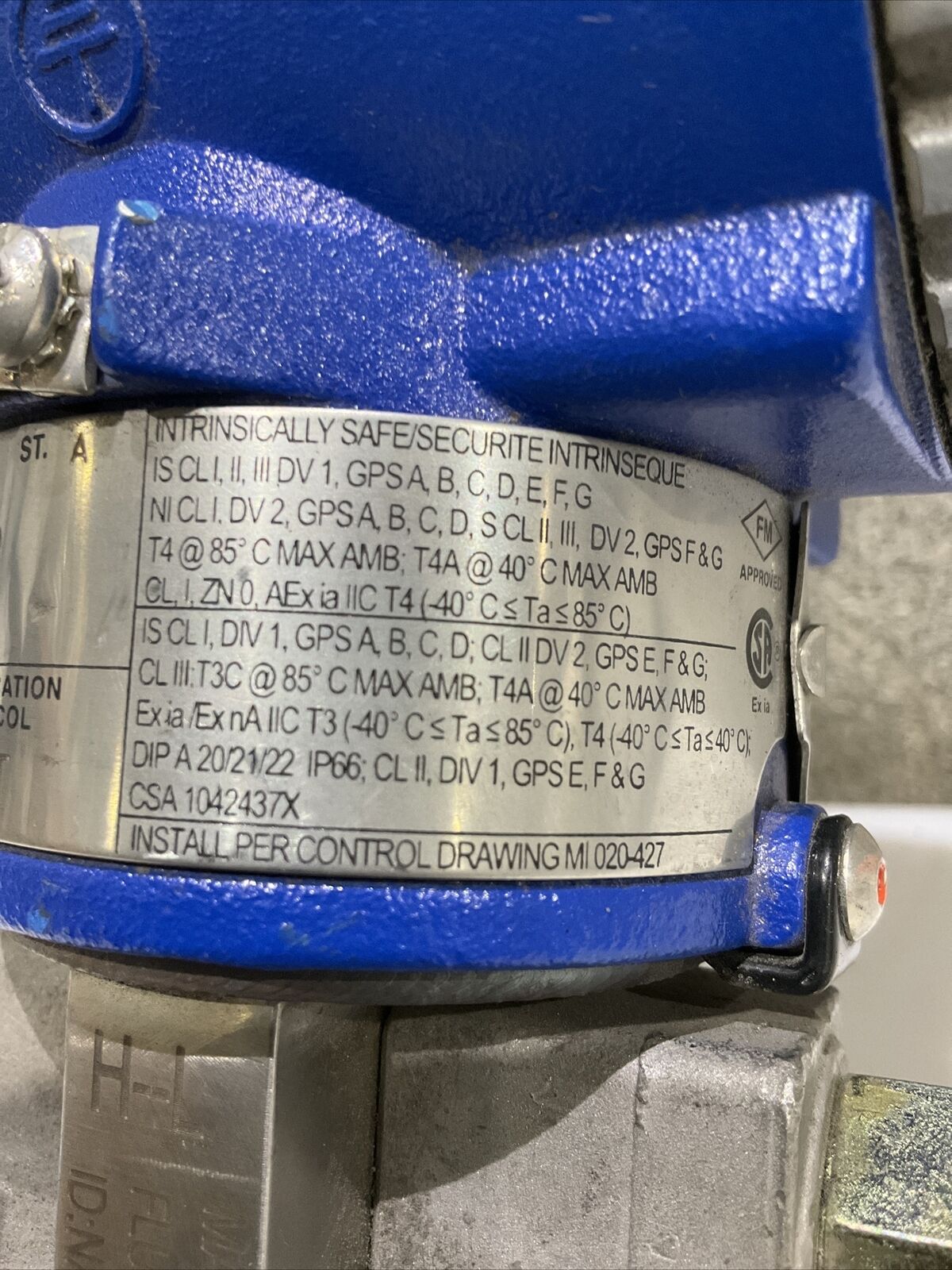 FOXBORO IDP10-T22A21F-L1T DIFFERENTIAL PRESSURE TRANSMITTER 476