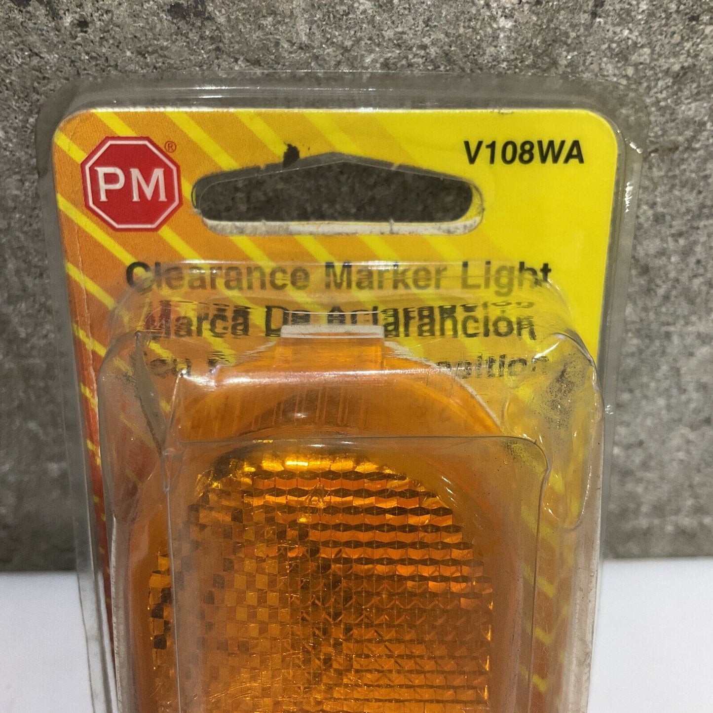PETERSON PM V108WA V108WR OBLONG AMBER & RED CLEARANCE MARKER LIGHT LOT OF 9 476