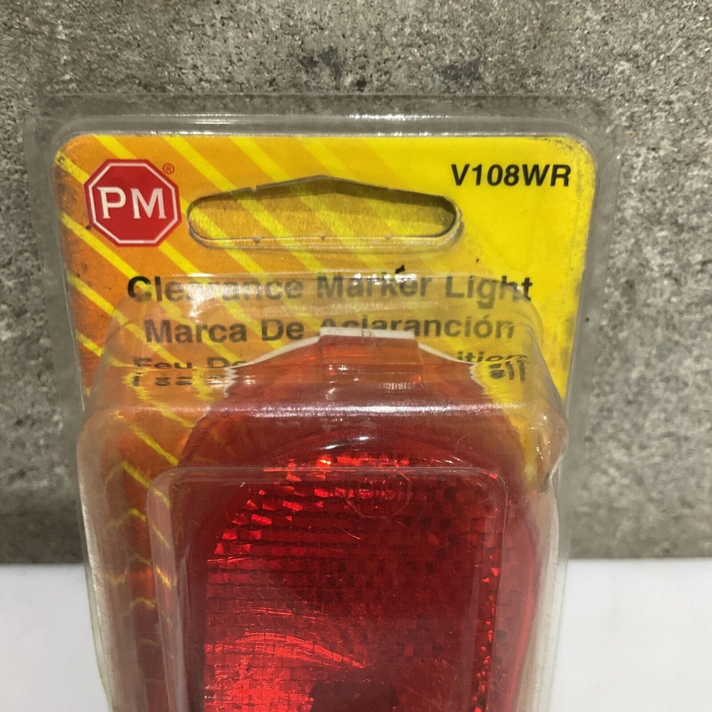 PETERSON PM V108WA V108WR OBLONG AMBER & RED CLEARANCE MARKER LIGHT LOT OF 9 476