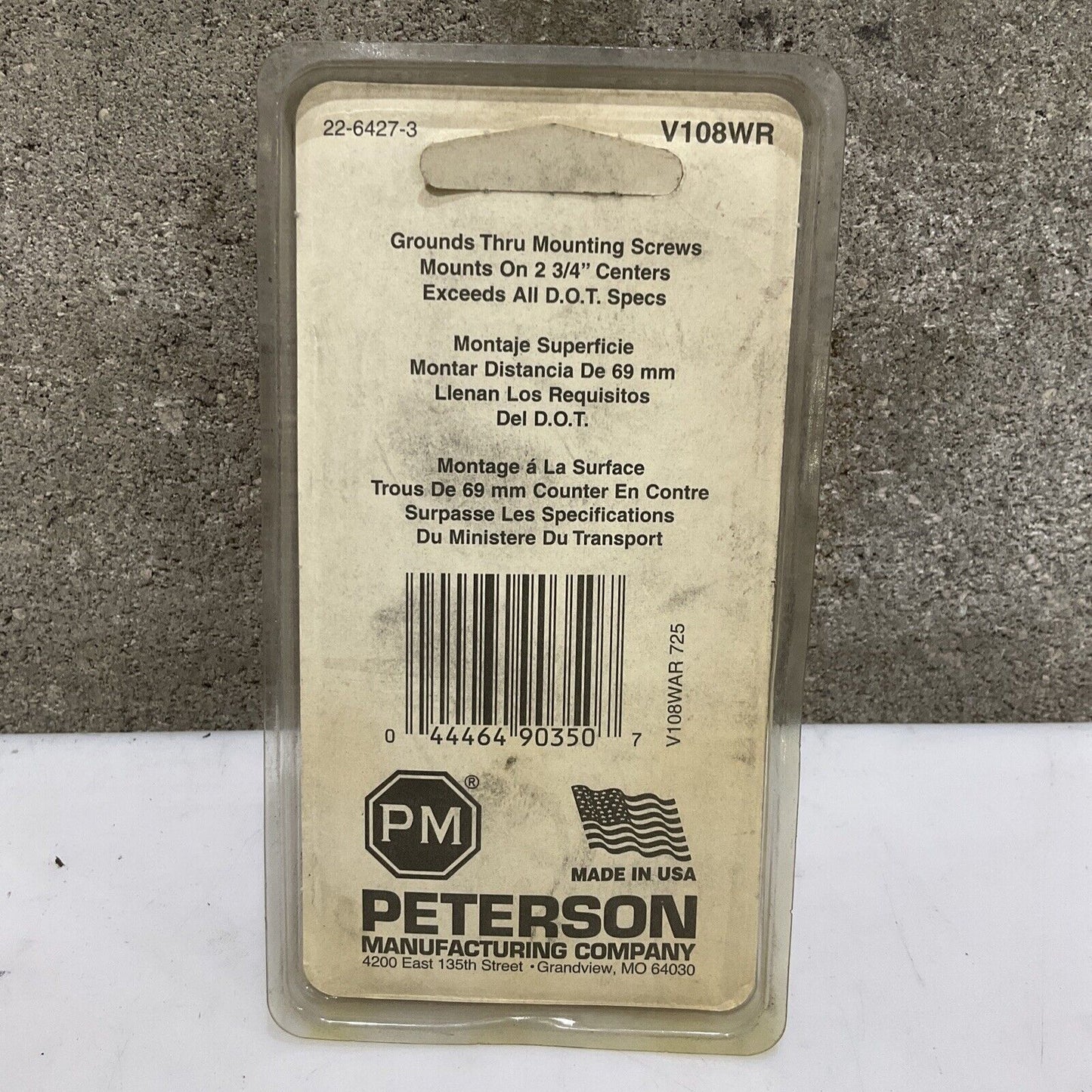 PETERSON PM V108WA V108WR OBLONG AMBER & RED CLEARANCE MARKER LIGHT LOT OF 9 476