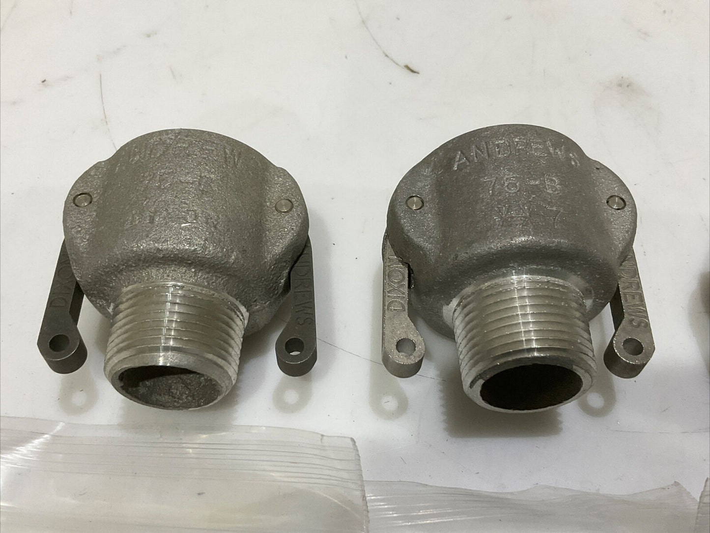 DIXON ANDREWS 75-B COUPING X-X 7 3/4” LOT OF 4 476