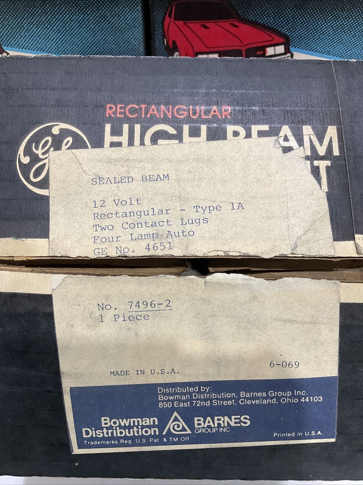 GE 4651 HIGH BEAM HEADLIGHT FOR 4 HEADLAMP SYSTEM LOT OF 11 476