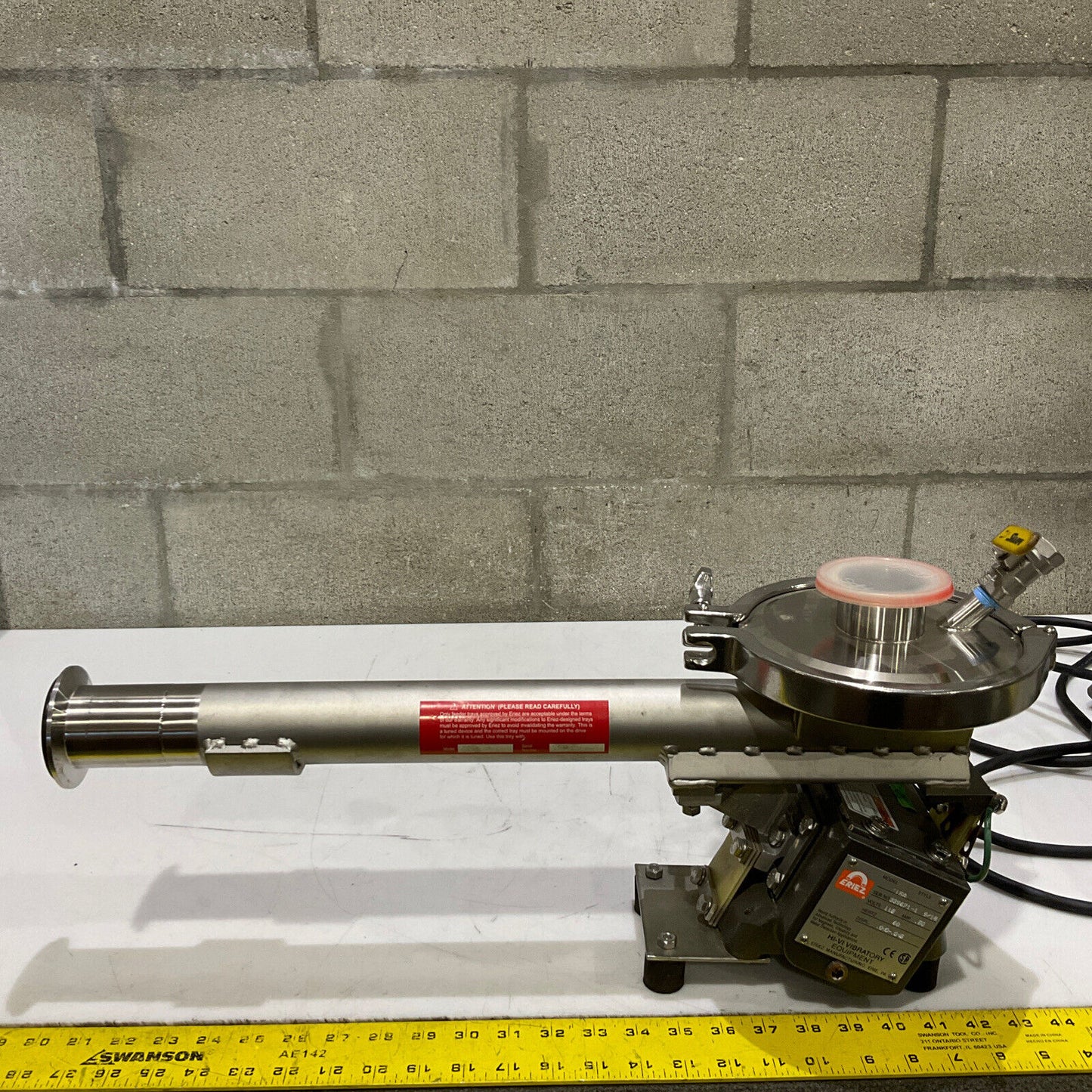 ERIEZ UN-115-2A-FW VIBRATORY FEEDER CONTROL 15A VIBRATING PAN FEEDER CDM