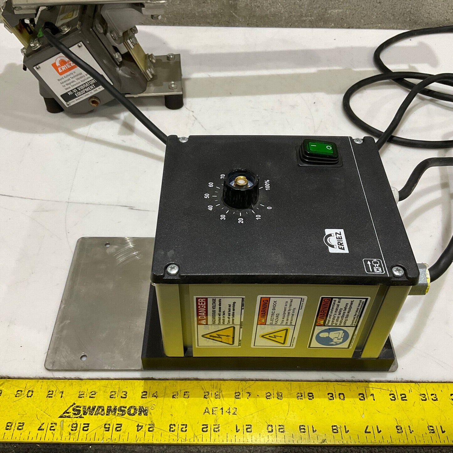 ERIEZ UN-115-2A-FW VIBRATORY FEEDER CONTROL 15A VIBRATING PAN FEEDER CDM