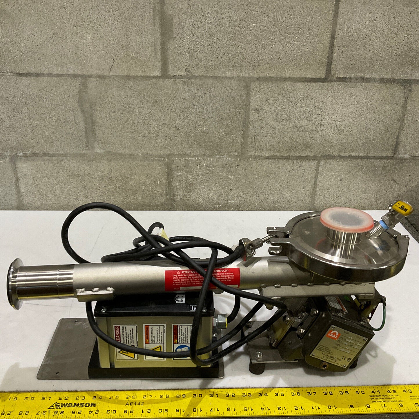ERIEZ UN-115-2A-FW VIBRATORY FEEDER CONTROL 15A VIBRATING PAN FEEDER CDM