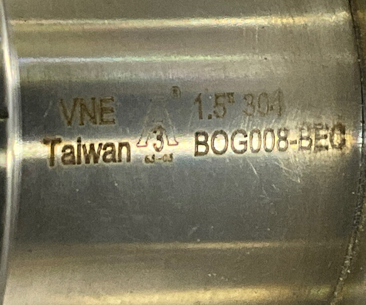 VNE BOG008-BEC FLANGE ADAPTER 1.5” 304 STAINLESS STEEL CDM
