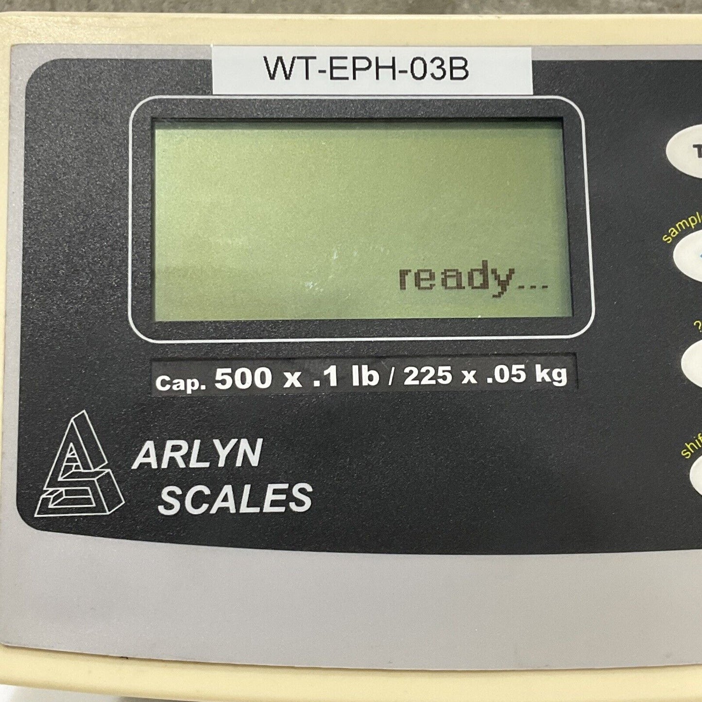 ARLYN MKE- 5 P5 38998 DIGITAL INDICATOR SCALE AP. 500 X .1 LB / 255 X .05 KG CDM