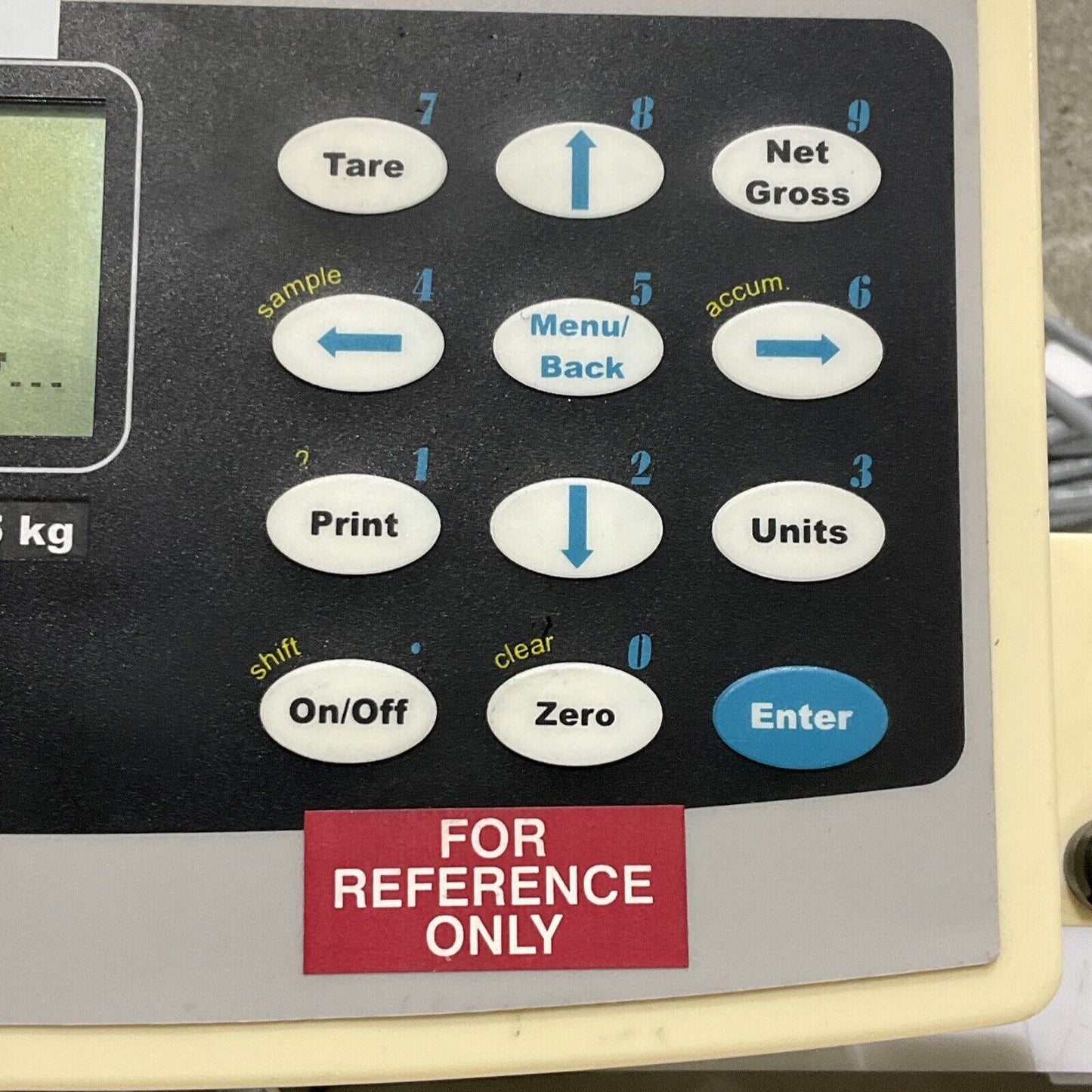 ARLYN MKE- 5 P5 38998 DIGITAL INDICATOR SCALE AP. 500 X .1 LB / 255 X .05 KG CDM