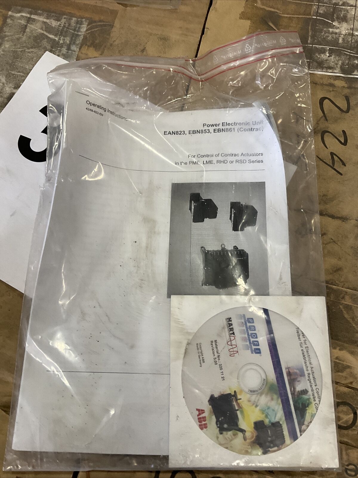 ABB CONTRAC EBN 853H 014647 POWER ELECTRIC UNIT 373