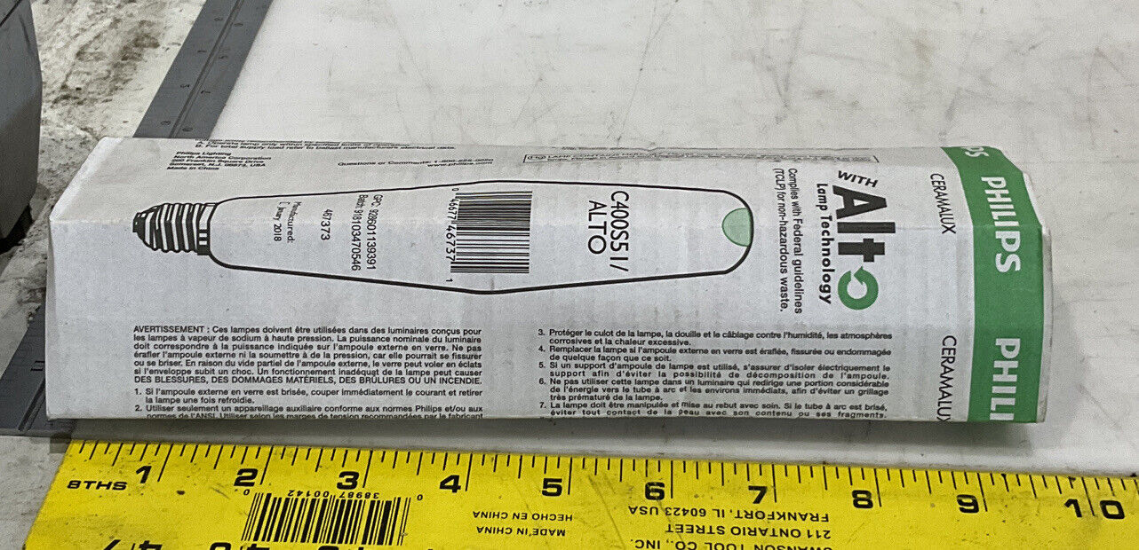 PHILIPS C400S51 ALTO CERAMALUX LAMP 476