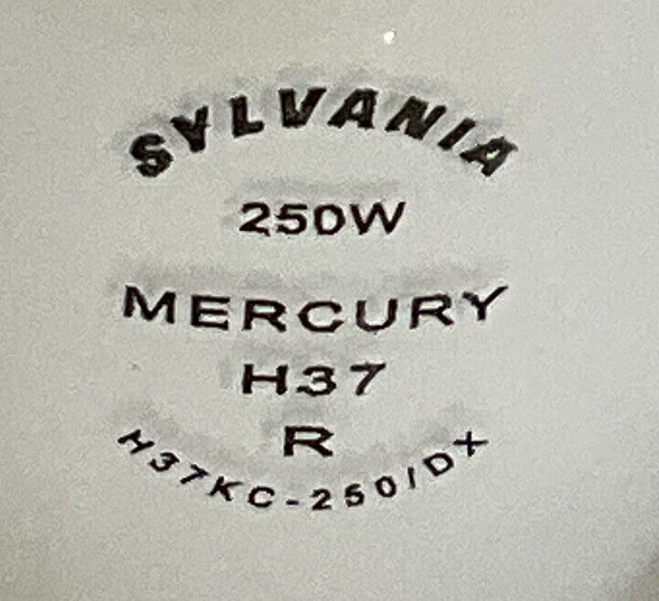 SYLVANIA H37KC-250/DX MERCURY LAMP 476