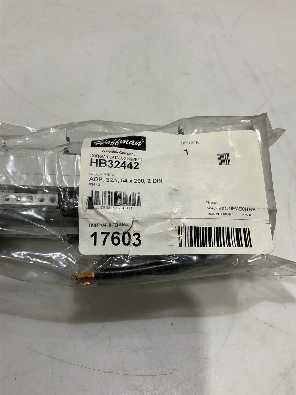 HOFFMAN HB32442 17603 ADP 32A 54 X 200 2 DIN 479