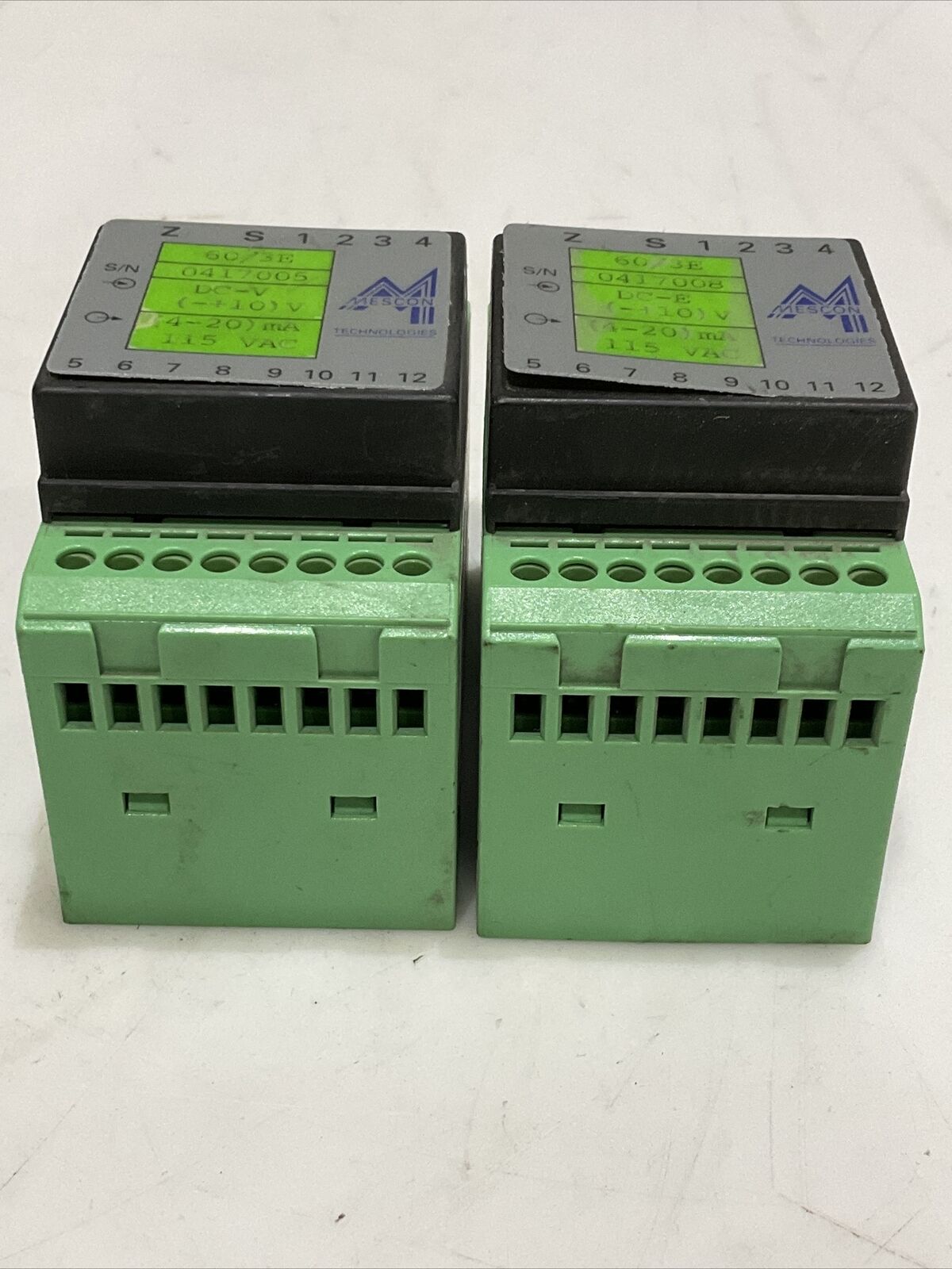 MESCON 60/3E SIGNAL ISOLATOR LOT OF 2 476