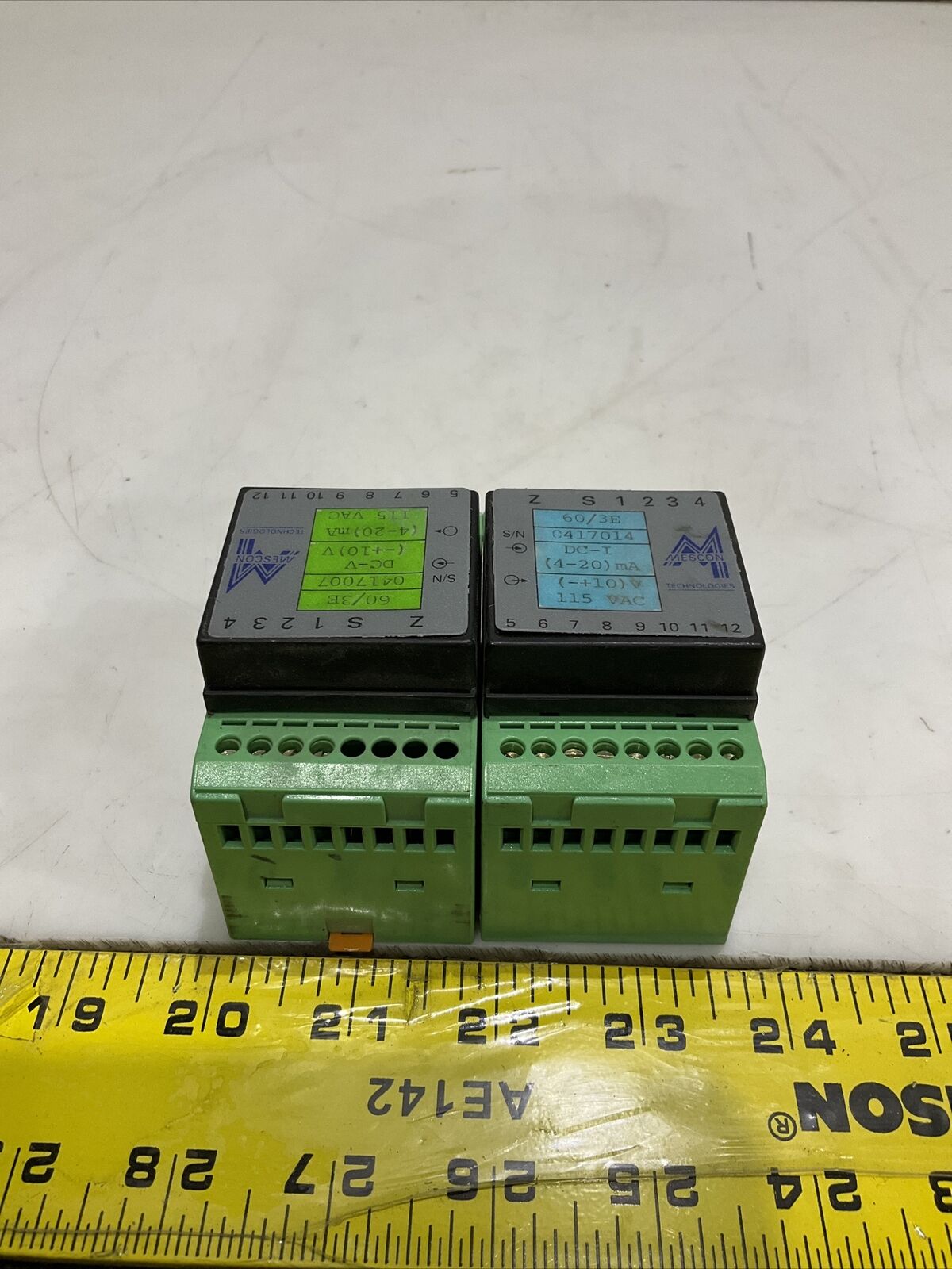 MESCON 60/3E SIGNAL ISOLATOR LOT OF 2 476