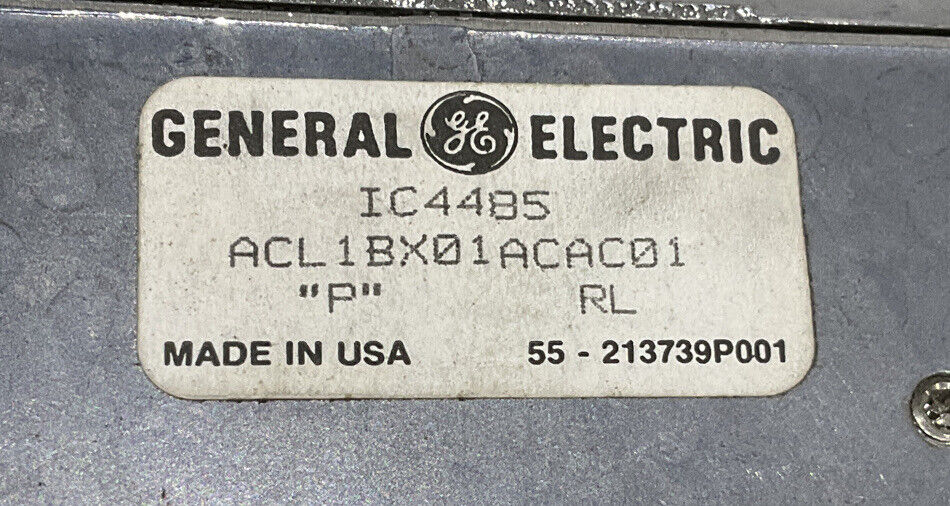 GENERAL ELECTRIC IC4485 ACL1BX01ACAC01 LINEAR ACTUATOR CONTROLLER 476