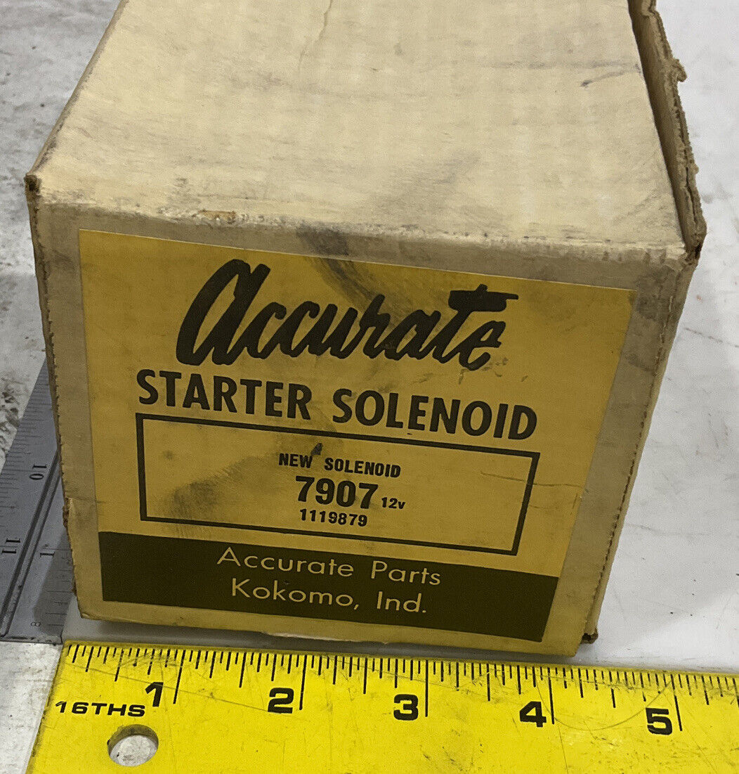 ACCURATE 7907 SOLENOID STARTER 476