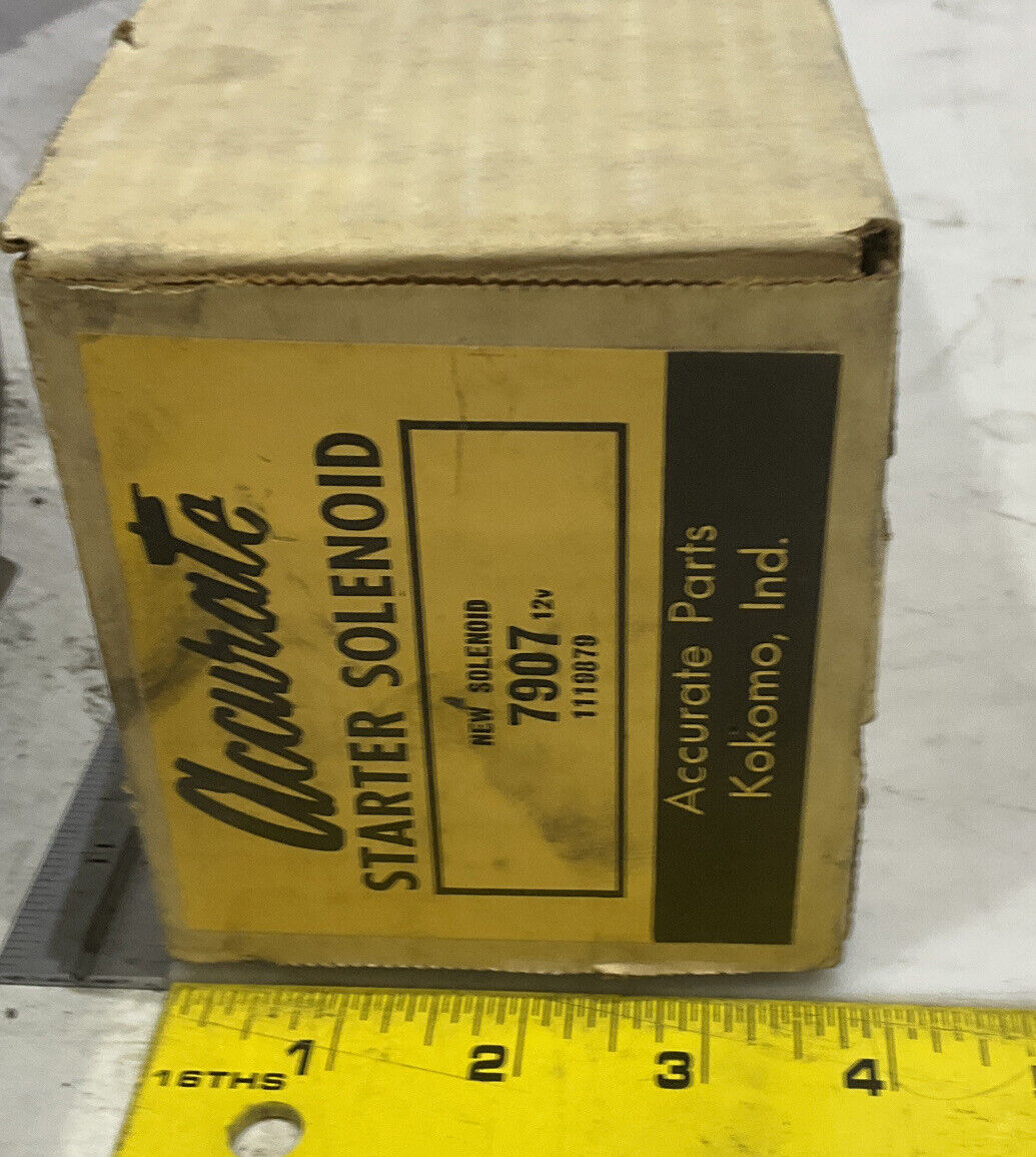 ACCURATE 7907 SOLENOID STARTER 476