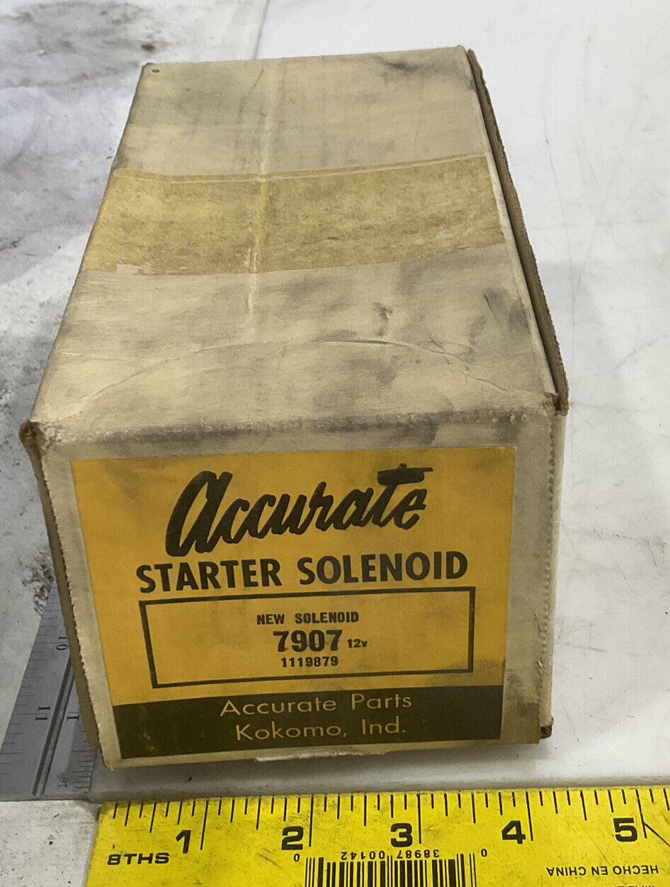 ACCURATE 7907 STARTER SOLENOID 1119879 476