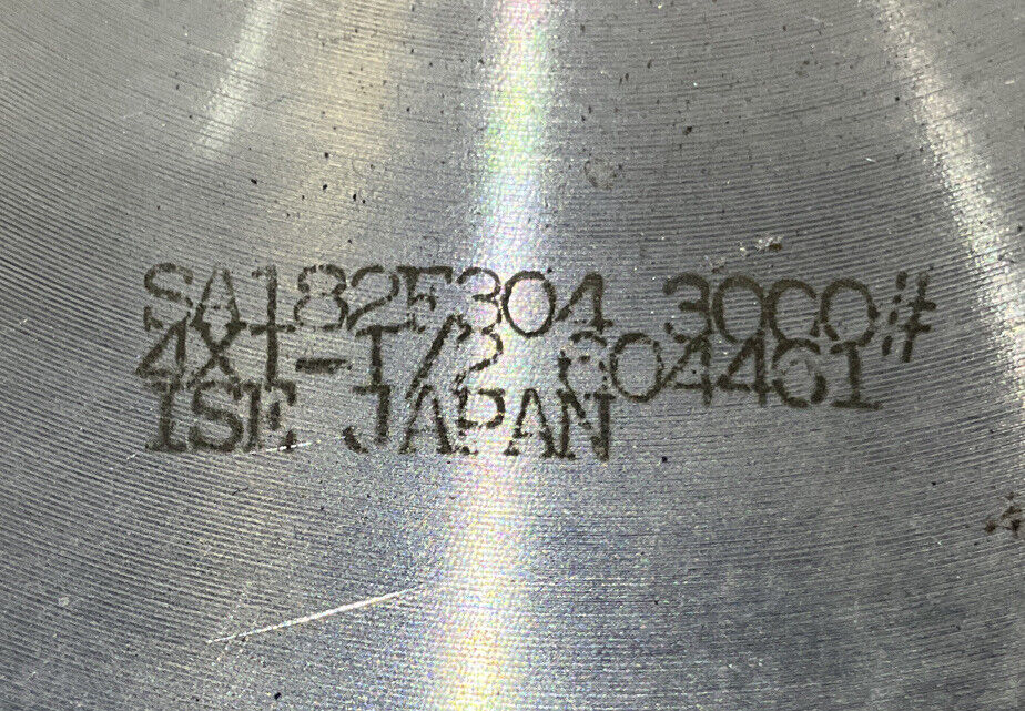 SA182F304 3000 4XI-1/2 604461 ISE JAPAN STAINLESS STEEL THREADED REDUCER 476