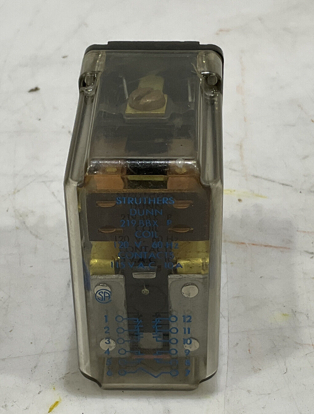 STRUTHERS-DUNN RELAYS 219BBXP 120V 50-60HZ RELAY 476
