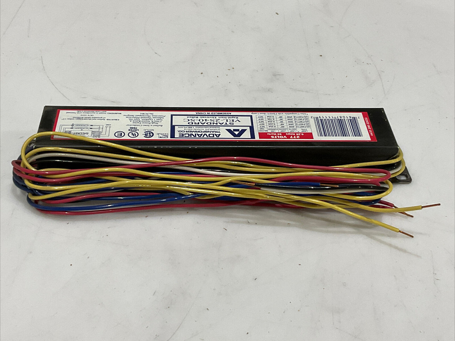 ADVANCE VEL2S40SC F40T12 RAPID START ELECTRONIC BALLEST LOT OF 2 476