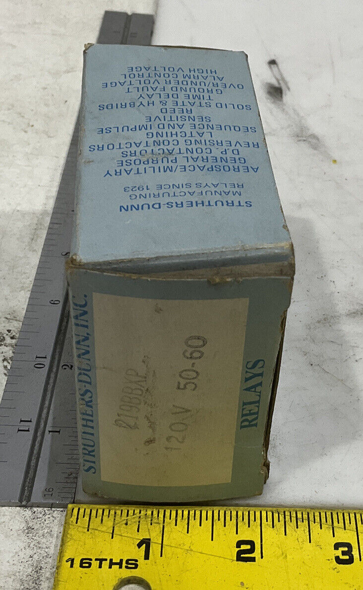 STRUTHERS-DUNN RELAYS 219BBXP 120V 50-60HZ RELAY 476