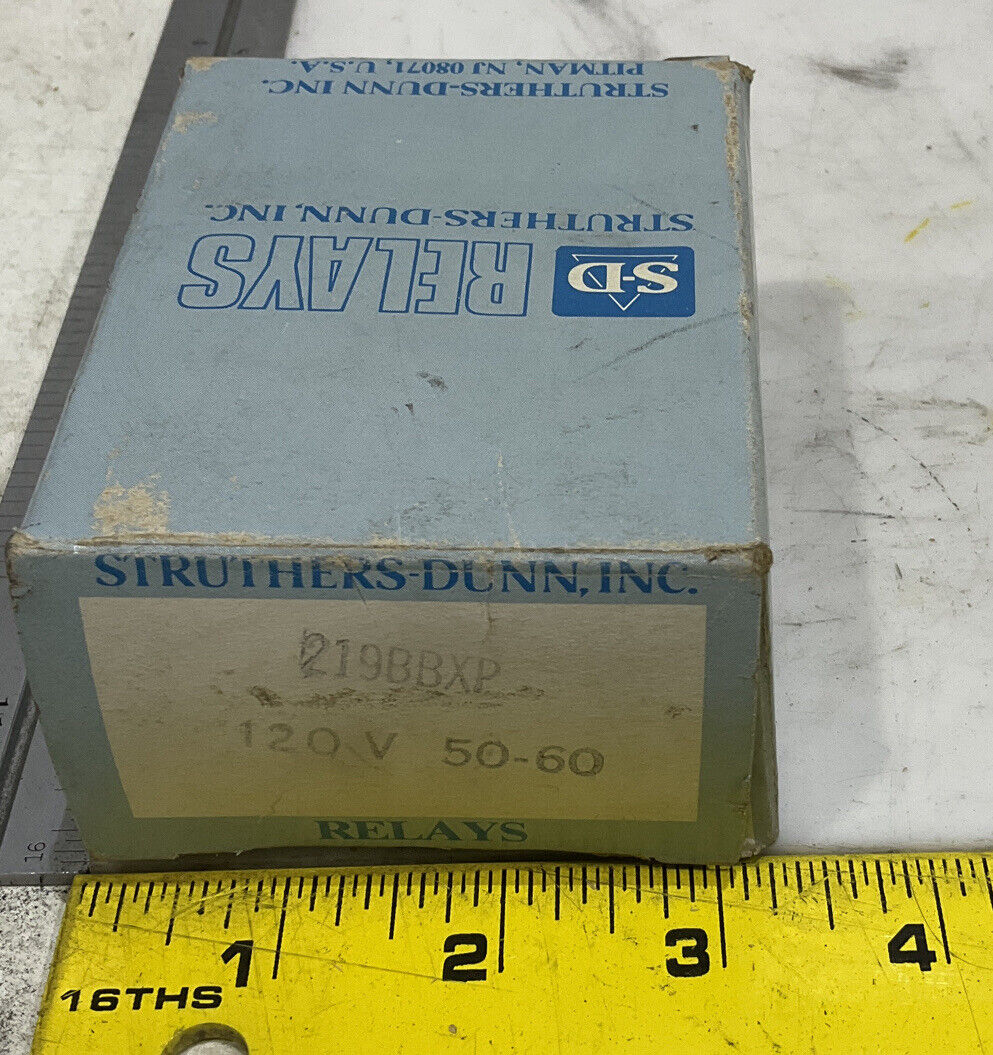 STRUTHERS-DUNN RELAYS 219BBXP 120V 50-60HZ RELAY 476