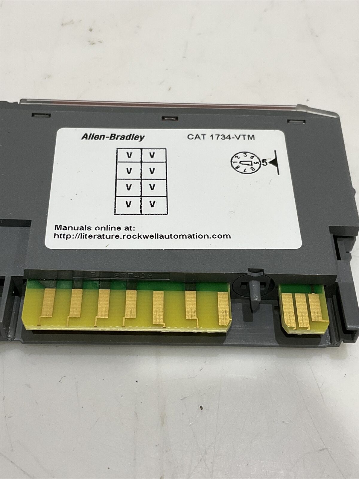 ALLEN BRADLEY 1734-VTM VOLTAGE TERMINAL MODULE LOT OF 2 CDM