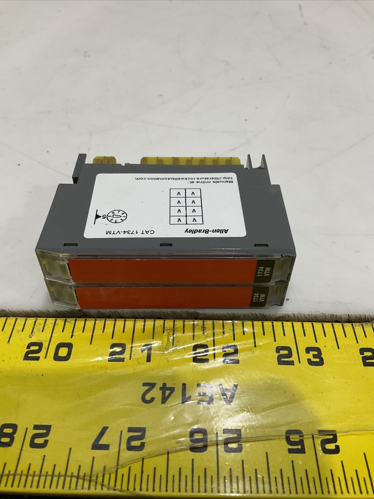 ALLEN BRADLEY 1734-VTM VOLTAGE TERMINAL MODULE LOT OF 2 CDM