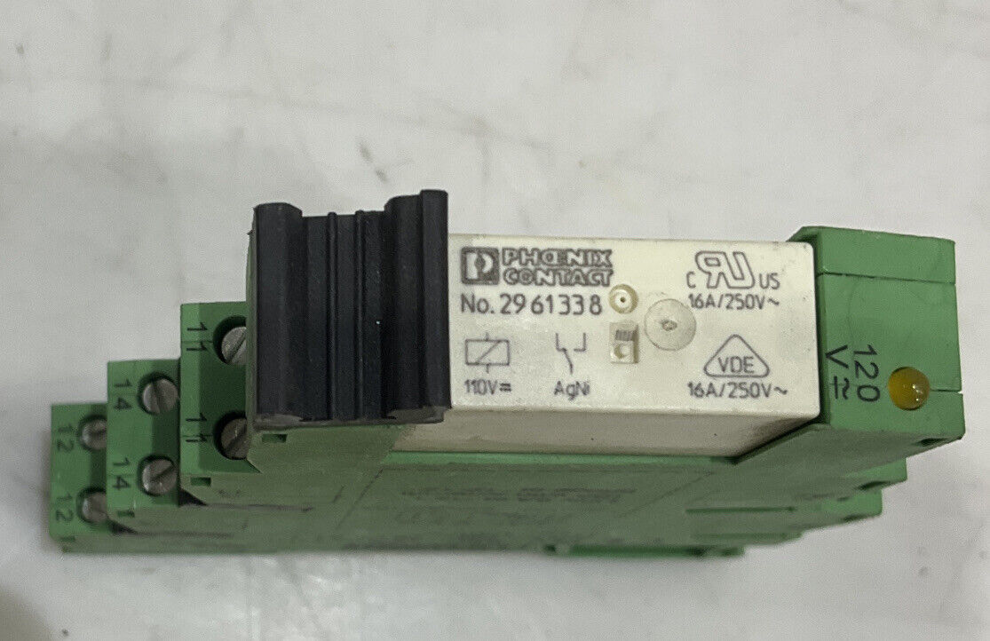 PHOENIX CONTACT PLC-BSC-120UC/21HC CONTACT TERMINAL BLOCK AND RELAY 476