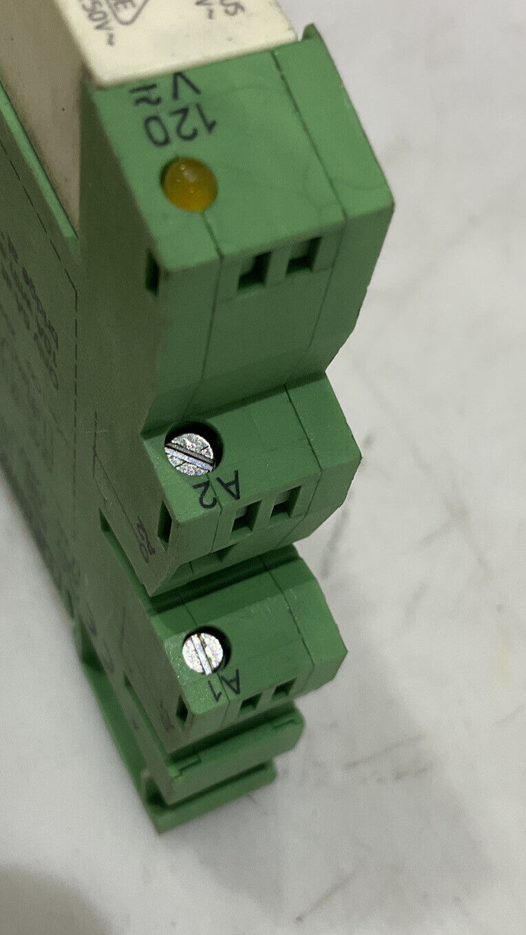 PHOENIX CONTACT PLC-BSC-120UC/21HC CONTACT TERMINAL BLOCK AND RELAY 476
