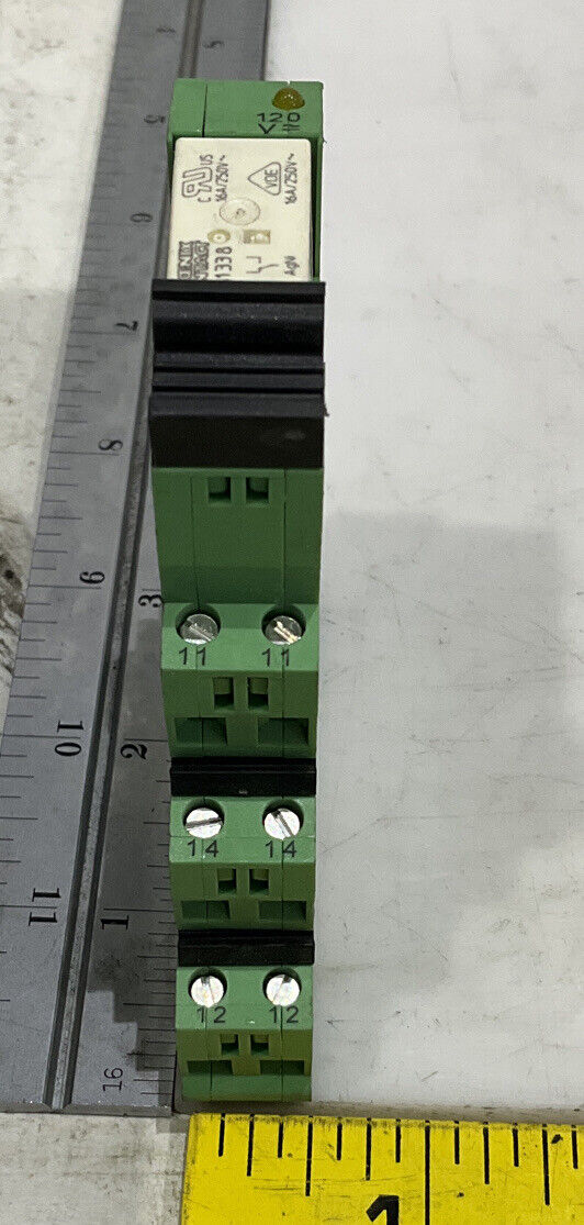 PHOENIX CONTACT PLC-BSC-120UC/21HC CONTACT TERMINAL BLOCK AND RELAY 476