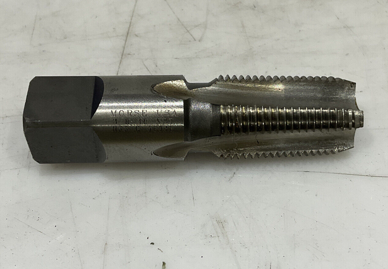 MORSE 2119 3/8 -18 HIGH SPEED TAP PIPE REGULAR TAPER 476