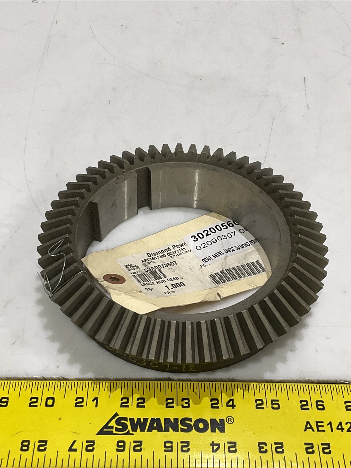 DISMOND POWER 53A007350T BEVEL LANCE HUB GEAR 373