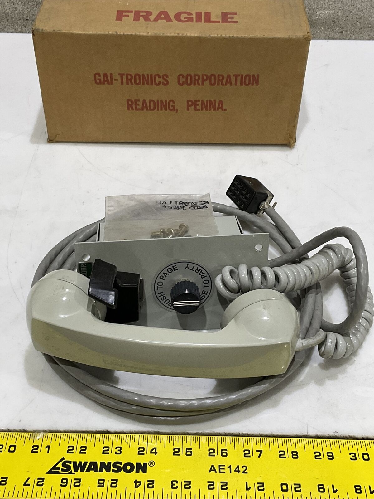 GAI-TRONICS 616C FLUSH PANEL SUBSET 373