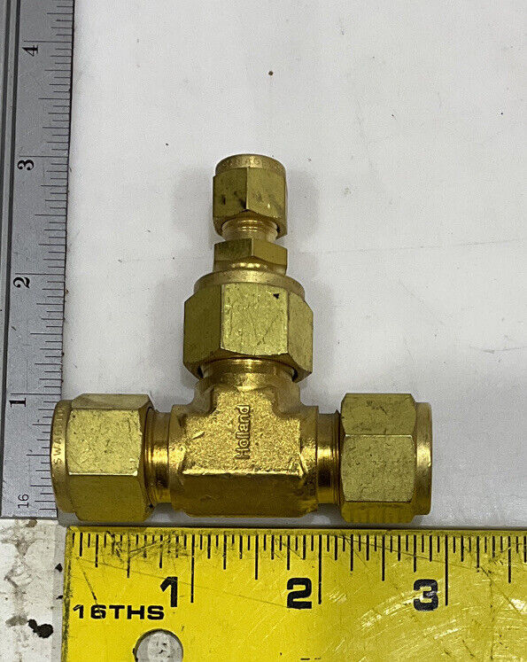 SWAGELOK B-810-3 BRANCH TEE WITH UNION CONNECTOR LOT OF 3 476
