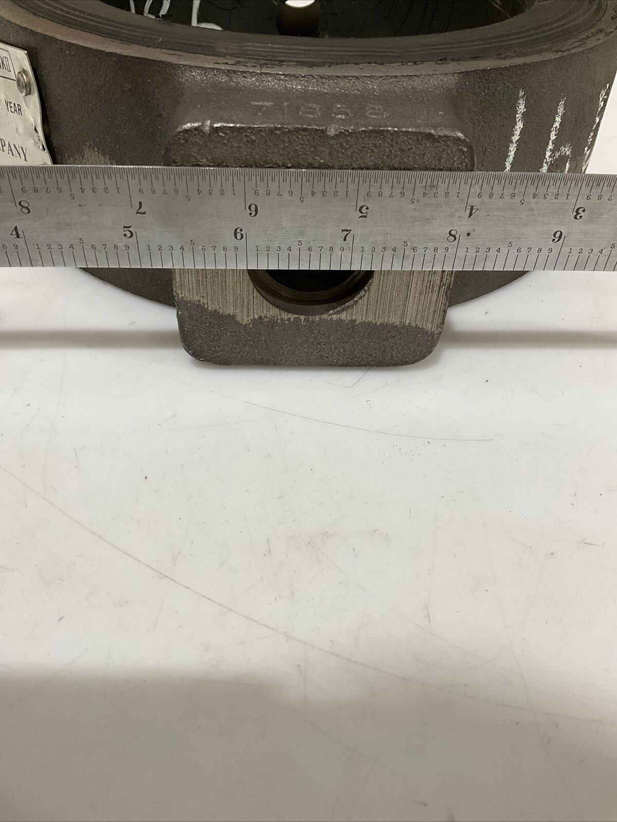 PRATT MKII MONOFLANGE RUBBER SEAT BUTTERFLY VALVE 150 PSIG SIZE 6" 373